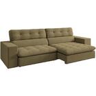 Sofa Retratil E Reclinavel 3 Lugares 218 Cm Eldorado Veludo M