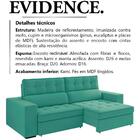 Sofa Retratil E Reclinavel 3 Lugares 218 Cm Evidence Veludo M