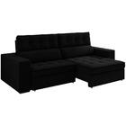 Sofa Retratil E Reclinavel 3 Lugares 218 Cm Evidence Veludo M