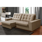 Sofá Retrátil E Reclinável 3 Lugares 220cm Alice Tecido Velud