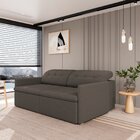 Sofá Retrátil E Reclinável 3 Lugares 220cm Dália Cabecasa Mad