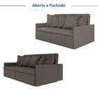 Sofá Retrátil E Reclinável 3 Lugares 220cm Dália Cabecasa Mad