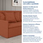 Sofá Retrátil E Reclinável 3 Lugares 220cm Dália Cabecasa Mad