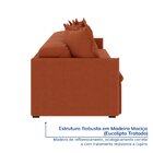 Sofá Retrátil E Reclinável 3 Lugares 220cm Dália Cabecasa Mad