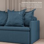 Sofá Retrátil E Reclinável 3 Lugares 220cm Dália Cabecasa Mad