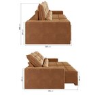 Sofá Retrátil E Reclinável 3 Lugares 220cm Embaúba Extra Cabe