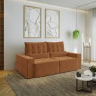 Sofá Retrátil E Reclinável 3 Lugares 220cm Embaúba Extra Cabe