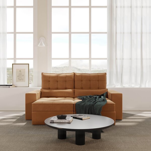 Sofá Retrátil E Reclinável 3 Lugares 220cm Embaúba Extra Cabe