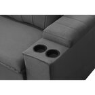 Sofá Retrátil E Reclinável 3 Lugares 225cm Com Porta Copos Ba