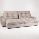 Sofá Retrátil E Reclinável 3 Lugares 230 Cm Turimduplo Molejo