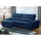 Sofá Retrátil E Reclinável 3 Lugares 230cm Com Porta Copos E