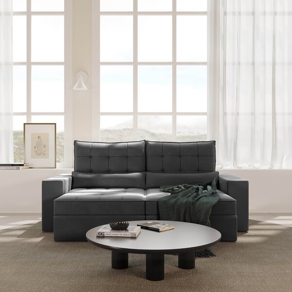 Sofá Retrátil E Reclinável 3 Lugares 230cm Embaúba Extra Cabe