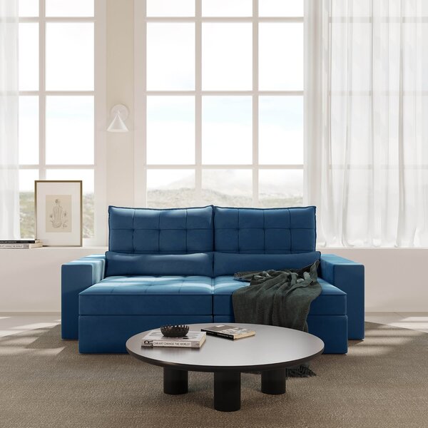 Sofá Retrátil E Reclinável 3 Lugares 230cm Embaúba Extra Cabe