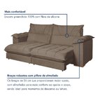 Sofá Retrátil E Reclinável 3 Lugares 230cm Italia Bege