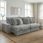 Sofá Retrátil E Reclinável 3 Lugares 230cm Linho Zeus Yescasa