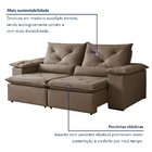 Sofá Retrátil E Reclinável 3 Lugares 230cm Londres Bege