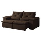 Sofá Retrátil E Reclinável 3 Lugares 230cm Londres Yescasa Ma