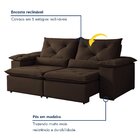 Sofá Retrátil E Reclinável 3 Lugares 230cm Londres Yescasa Ma