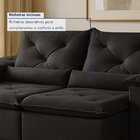 Sofá Retrátil E Reclinável 3 Lugares 230cm Londres Yescasa Pr