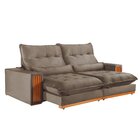 Sofá Retrátil E Reclinável 3 Lugares 230cm Santorini Bege