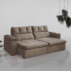 Sofá Retrátil E Reclinável 3 Lugares 230cm Vancouver Bege