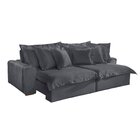 Sofá Retrátil E Reclinável 3 Lugares 230cm Veludo Zeus Yescas