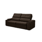Sofá Retrátil E Reclinável 3 Lugares 230cm Zoho Porta Copos N