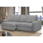 Sofá Retrátil E Reclinável 3 Lugares 235cm Molas Espirais E M