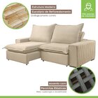 Sofá Retrátil E Reclinável 3 Lugares 240cm Molas Ensacadas Ur