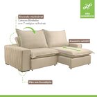 Sofá Retrátil E Reclinável 3 Lugares 240cm Molas Ensacadas Ur