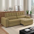 Sofa Retratil E Reclinavel 3 Lugares 246 Cm Evidence Veludo M