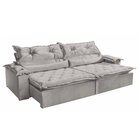 Sofá Retrátil E Reclinável 3 Lugares 250cm Espuma D28 Agatha