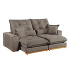 Sofá Retrátil E Reclinável 3 Lugares 250cm Kioto Bege