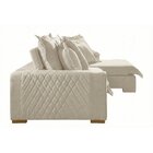 Sofá Retrátil E Reclinável 3 Lugares 250cm Linho Zeus Yescasa