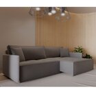 Sofá Retrátil E Reclinável 3 Lugares 252cm Home  Cinza Claro/