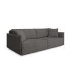 Sofá Retrátil E Reclinável 3 Lugares 252cm Home  Cinza Claro/