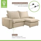 Sofá Retrátil E Reclinável 3 Lugares 260cm Molas Ensacadas Ur