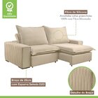 Sofá Retrátil E Reclinável 3 Lugares 270cm Molas Ensacadas Ur