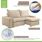 Sofá Retrátil E Reclinável 3 Lugares 270cm Molas Ensacadas Ur