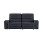 Sofá Retrátil E Reclinável 3 Lugares Bernadete Suede Grafite