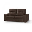 Sofá Retrátil E Reclinável 3 Lugares Com Baú Nabas Estofados