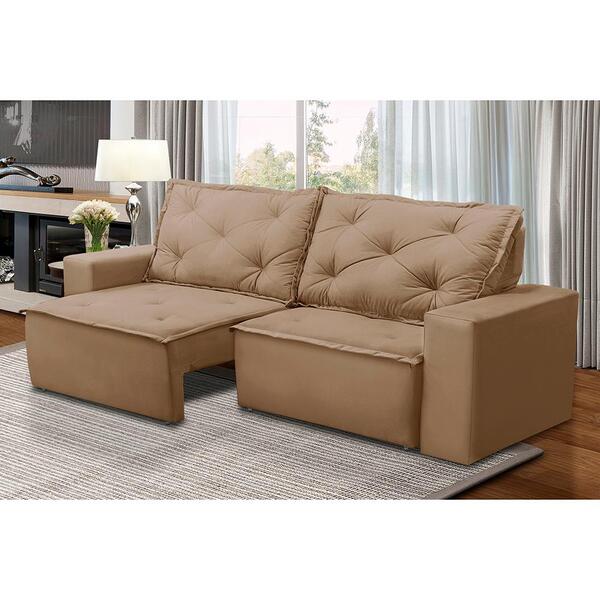 Sofá Retrátil E Reclinável 3 Lugares Com Molas 1,50m Alana Su