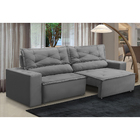 Sofá Retrátil E Reclinável 3 Lugares Com Molas 1,50m Laura Su