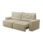 Sofá Retrátil E Reclinável 3 Lugares Com Molas 1,50m Laura Su