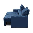 Sofá Retrátil E Reclinável 3 Lugares Com Molas 1,50m Laura Su