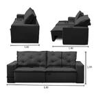 Sofá Retrátil E Reclinável 3 Lugares Com Molas 1,80m Alana Su