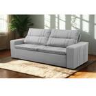 Sofá Retrátil E Reclinável 3 Lugares Com Molas 1,80m Escócia