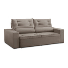 Sofá Retrátil E Reclinável 3 Lugares Com Molas 1,80m Lais Sue