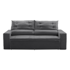 Sofá Retrátil E Reclinável 3 Lugares Com Molas 1,80m Lais Sue