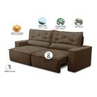 Sofá Retrátil E Reclinável 3 Lugares Com Molas 1,80m Lima Sue